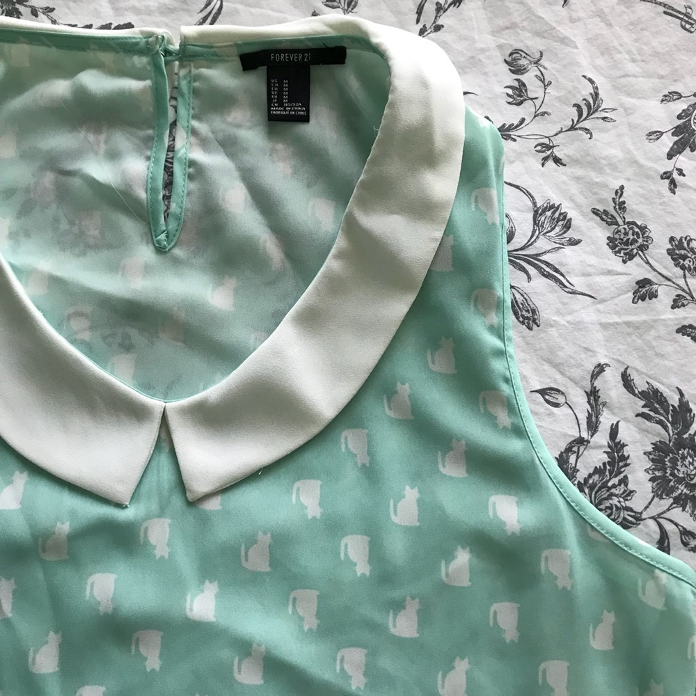 Collared Kitty Tank Top - Picture 3 of 4